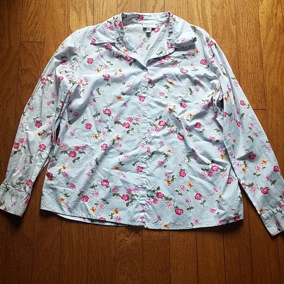 Maternity Button Down Top - Picture 1 of 3